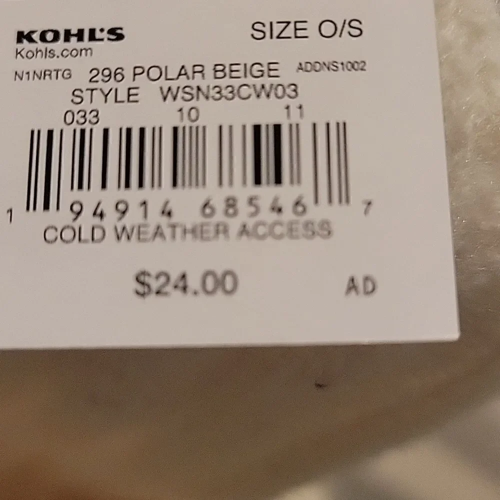 Sonoma Goods For Life Cold Weather Access